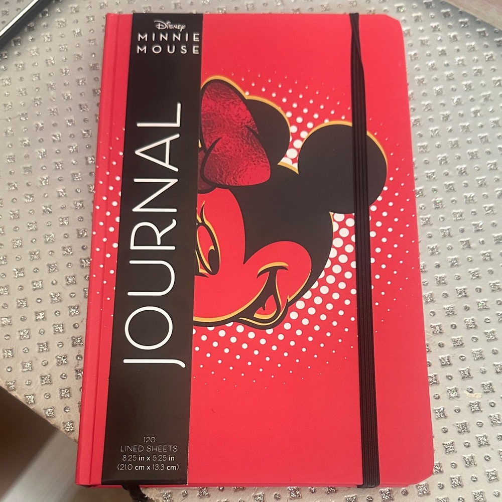 Disney Minnie Mouse Red and Black Journal - NEW - Picture 2 of 5
